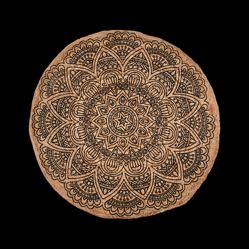 Affari of Sweden JUNI Teppich M Schwarz/natur, D120cm