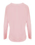 XOX Shirt Rundhals Ausschnitt, Longsleeve, rosé - Fair Trade