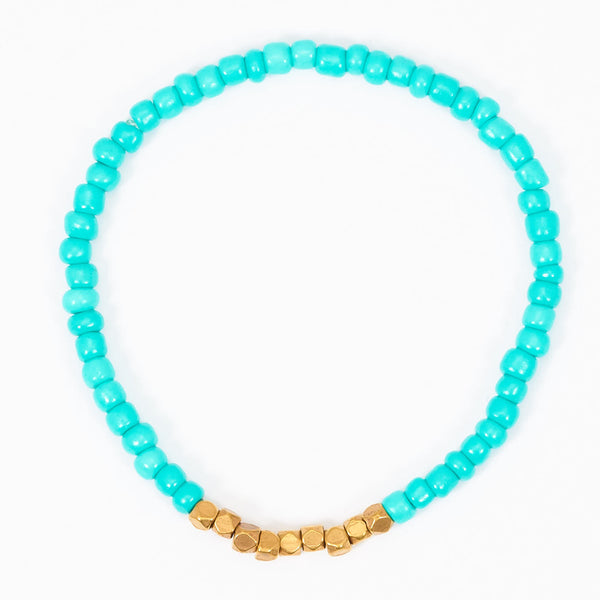 Festival Sommer-Armband Kupfer, türkis 4Life