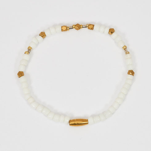 Armband weiße Masai, 4Life