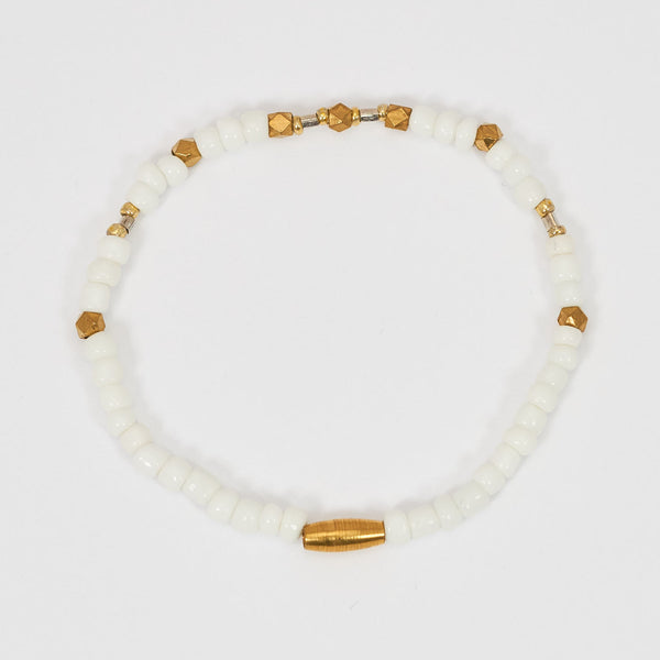 Armband weiße Masai, 4Life