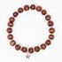 Armband Holzperlen, dunkel mit Stern 4Life