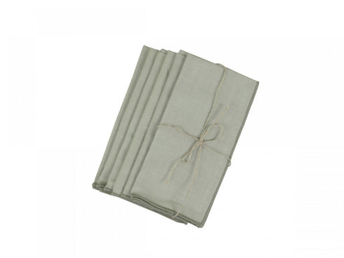 Stoffservietten, Shabby Chic, grün, 6er-Set