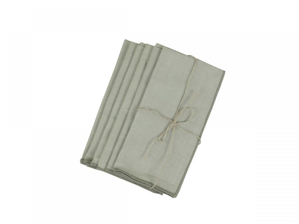 Stoffservietten, Shabby Chic, grün, 6er-Set