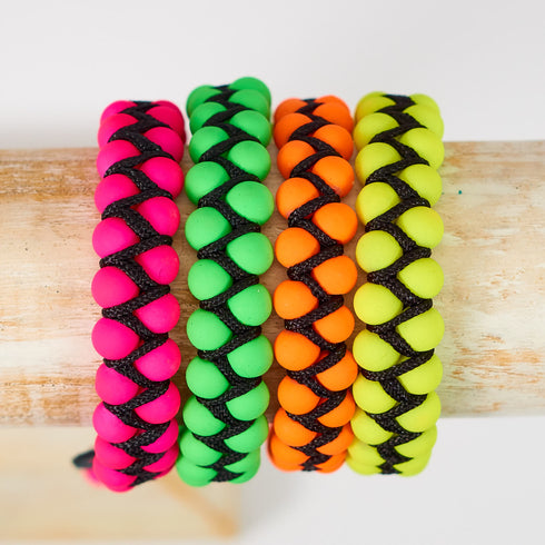 Festival Armband neon, Hippie Boho