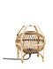 Boho Tischlampe Rattan