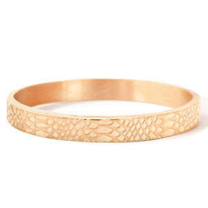 Armreif, Edelstahl, SNAKE, rosegold