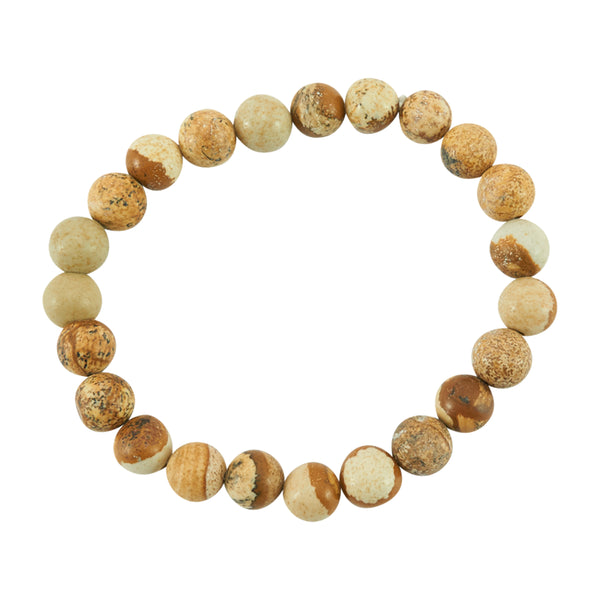 Edelsteinarmband, Picture Jasper 8mm