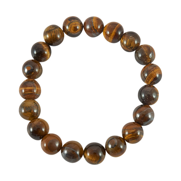 Edelsteinarmband Tigerauge, 8mm