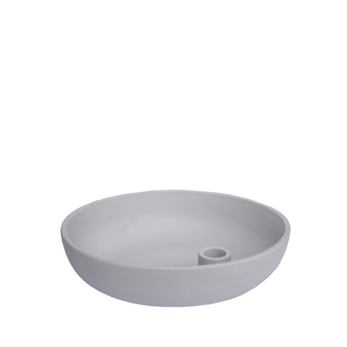 Storefactory Lidatorp, Kerzenhalter L, Dekoschale hellgrau, D:21cm