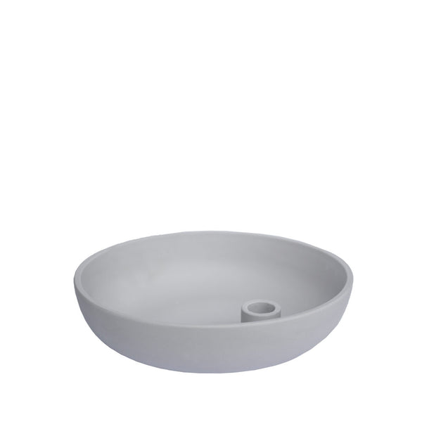 Storefactory Lidatorp, Kerzenhalter L, Dekoschale hellgrau, D:21cm
