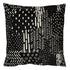 Sofakissen Ethno, Dekokissen Tribal, schwarz-weiss, 50x50cm