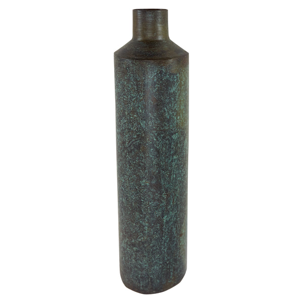 Metallvase, industrial, bullet, bronze