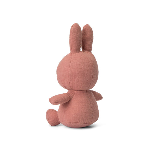Nijntje Miffy Kuscheltier, Stofftier 23cm, Musselin pink, altrosa