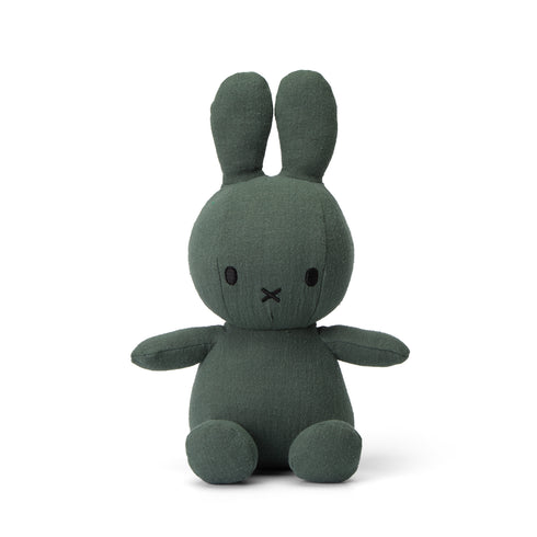 Nijntje Miffy Kuscheltier, Stofftier 23cm, Musselin green, grün
