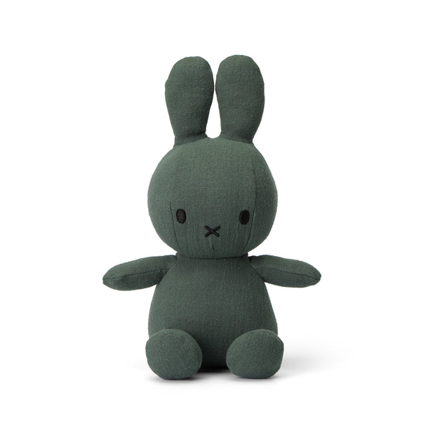 Nijntje Miffy Kuscheltier, Stofftier 23cm, Musselin green, grün