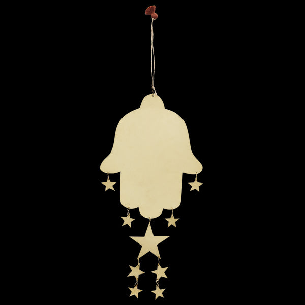 Fatimas hand w/ hanging stars