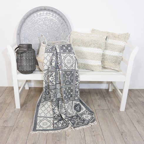 AELIA Beach towel, Pestemal, Decke, Schal, ANAFI BLACK