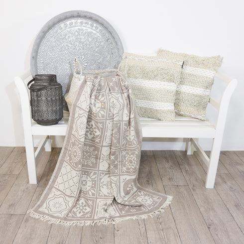 AELIA Beach towel, Pestemal, Decke, Schal, SIKINOS CHOCOLATE