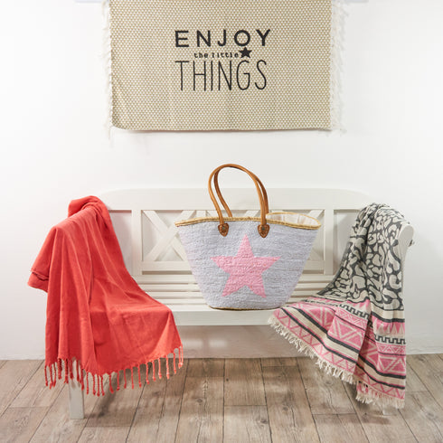 AELIA Beach towel, Pestemal, Decke, Plaid, SOFT STONEWASHED coral