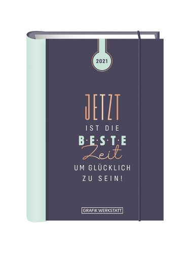 Terminplaner 2021, DIN A6 Grafik Werkstatt, Beste Zeit