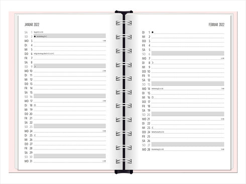 Terminplaner 2022, Taschenkalender Grafik Werkstatt, der beste Tag