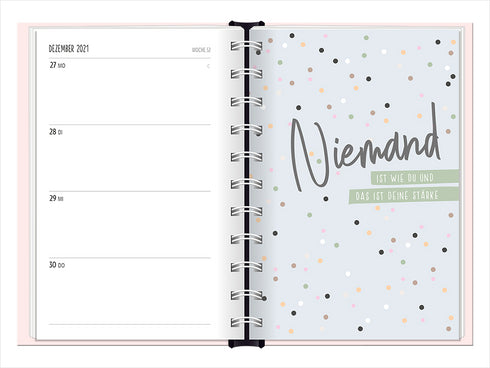 Terminplaner 2022, Taschenkalender Grafik Werkstatt, der beste Tag