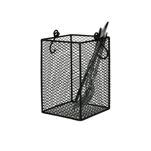 Pomax Besteckkorb Skandi, Hängekorb, schwarz