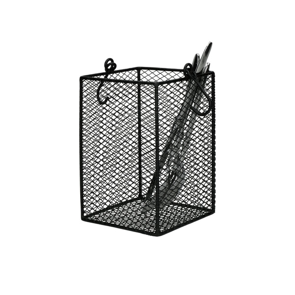 Pomax Besteckkorb Skandi, Hängekorb, schwarz