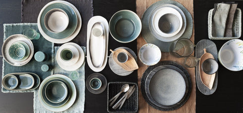 Pomax Deko Untersetzer Blatt groß, Akazienholz