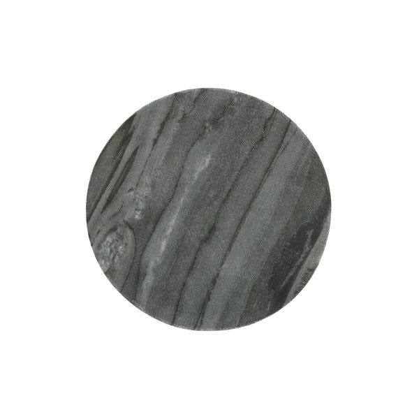 Pomax Marmoteller, Dekoteller, D:15cm grau