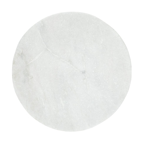 Pomax Marmoteller, Dekoteller, D:30cm weiß