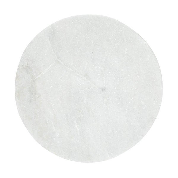 Pomax Marmoteller, Dekoteller, D:30cm weiß