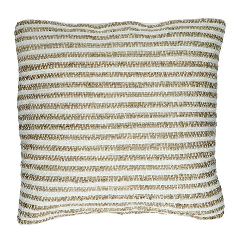 Pomax Dekokissen Beach Jute / Baumwolle 45x45cm, offwhite-natur