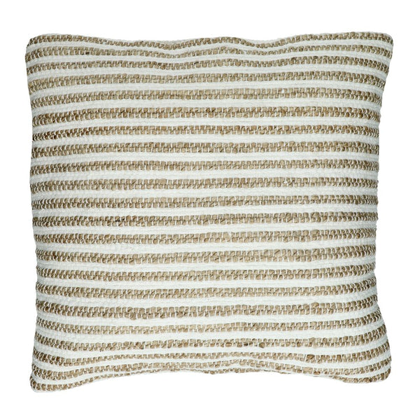Pomax Dekokissen Beach Jute / Baumwolle 45x45cm, offwhite-natur
