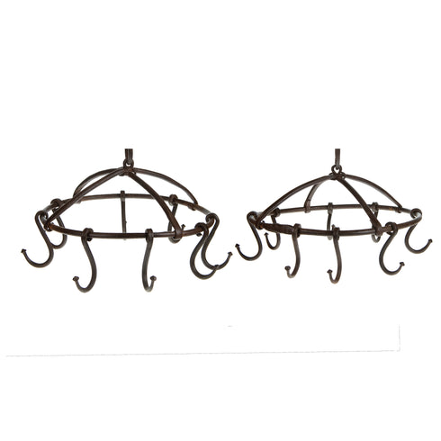 Vintage Hängegestell mit Haken rund, Shabby Chic