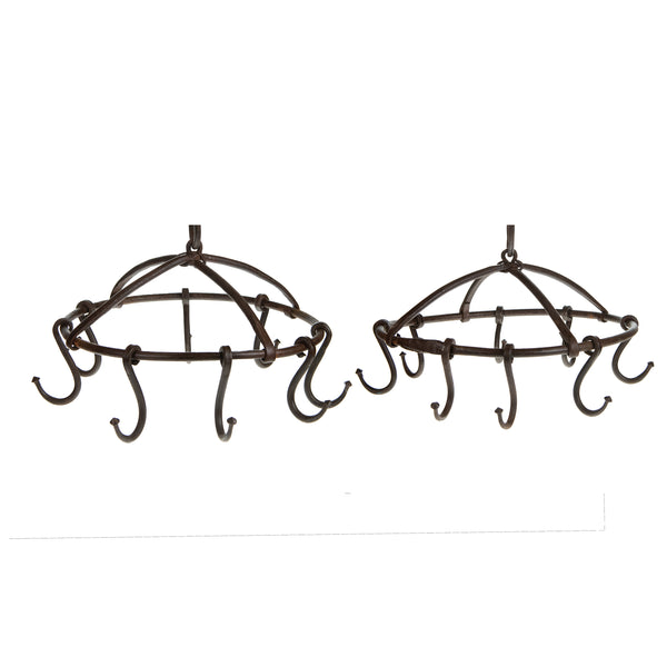 Vintage Hängegestell mit Haken rund, Shabby Chic