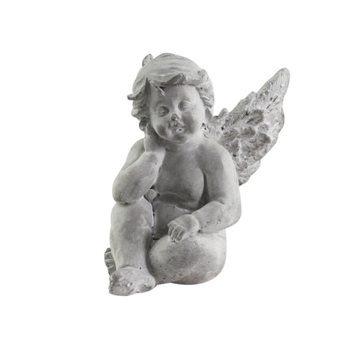 Deko Engel, Schutzengel, Beton, Vintage Shabby-Chic