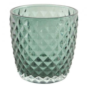 Goround Interior Teelicht, Kerzenhalter, Dekoglas, grün