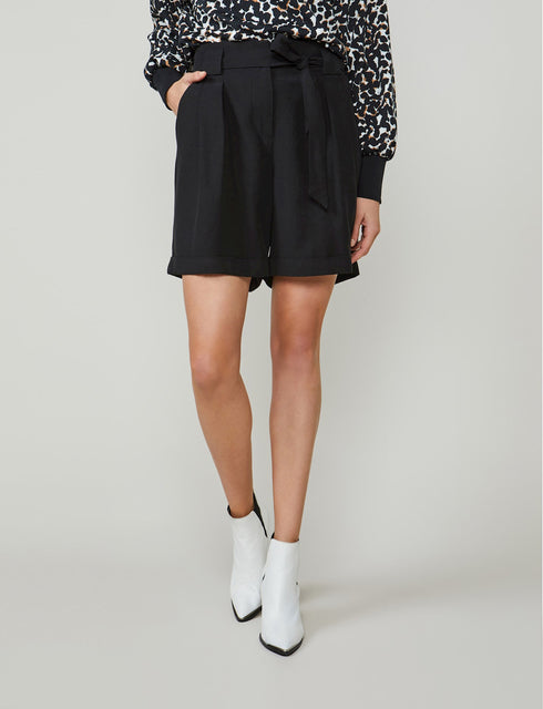 Summum, Shorts Tencel, schwarz