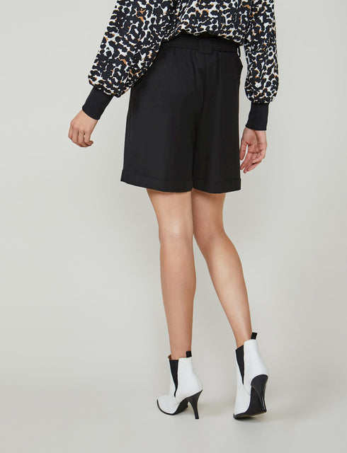 Summum, Shorts Tencel, schwarz