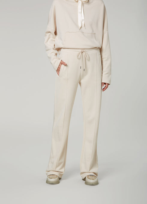 Summum edle Sweathose, lange Beinlänge, Baumwolle, schwarz