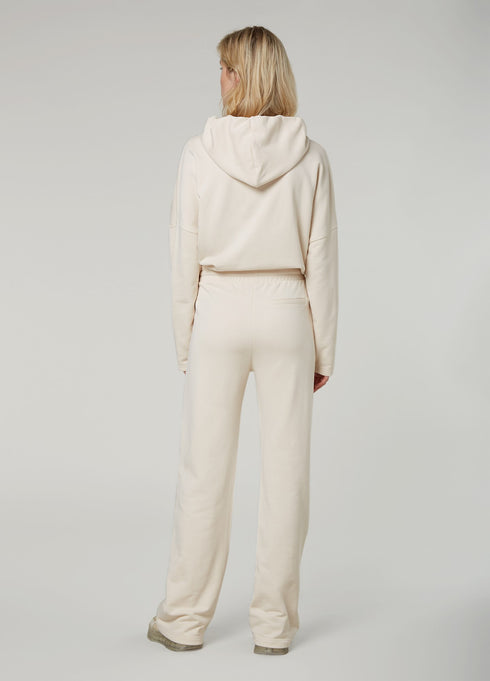 Summum edle Sweathose, lange Beinlänge, Baumwolle, schwarz