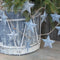 Deko Metallranke Stars, mit Zinksternen, Vintage, Shabby-Chic