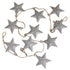 Deko Metallranke Stars, mit Zinksternen, Vintage, Shabby-Chic