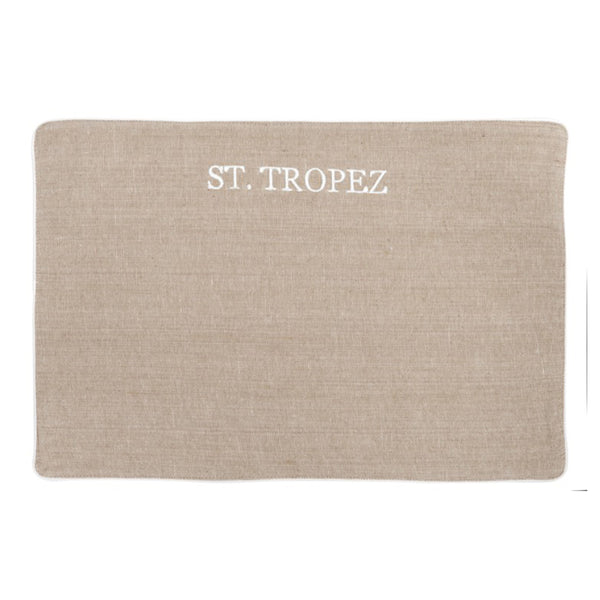 J-Line Tischset, St. Tropez, beige 45x35cm