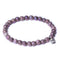 Kugelarmband, bracelet, lila 6mm