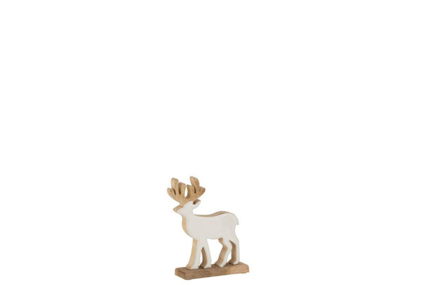 Rentier, Dekofigur Holz, X-Mas