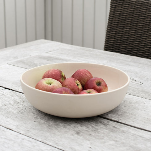 Storefactory Salatschüssel Fauna, Dekoschale Skandi, creme D:26cm