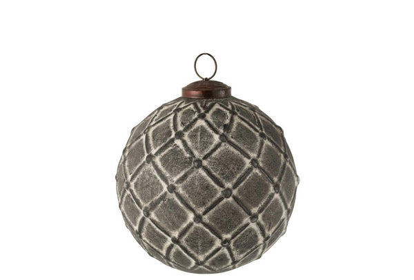 Dekokugel, Weihnachtskugel groß, rustikal, Shabby Chic